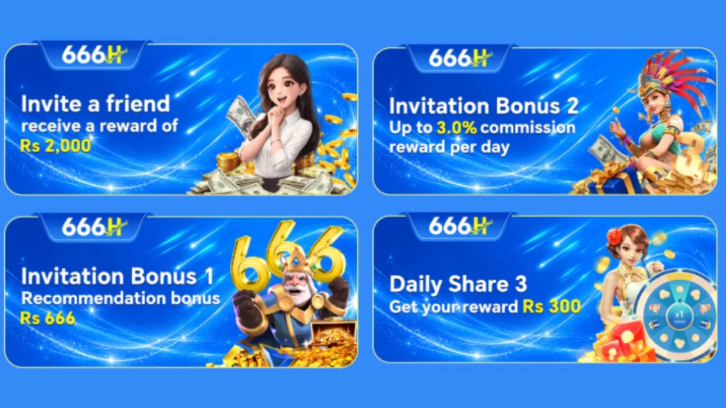 666H Game bonuses.