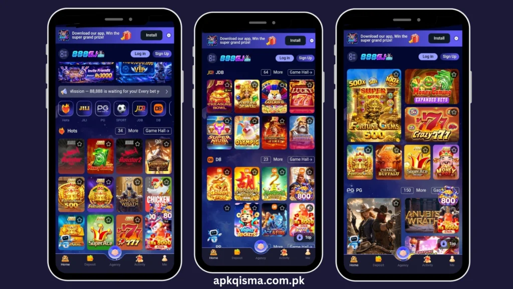 888GJ Game Types.