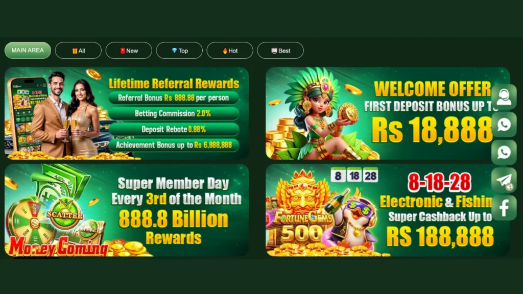 88B Bet Game Bonuses.