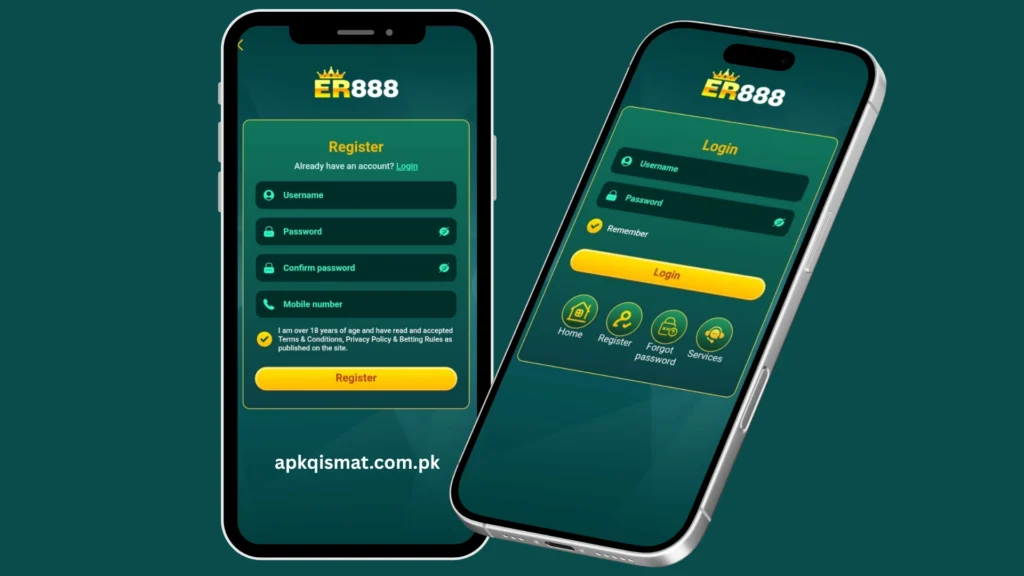 ER888 Game Register Login