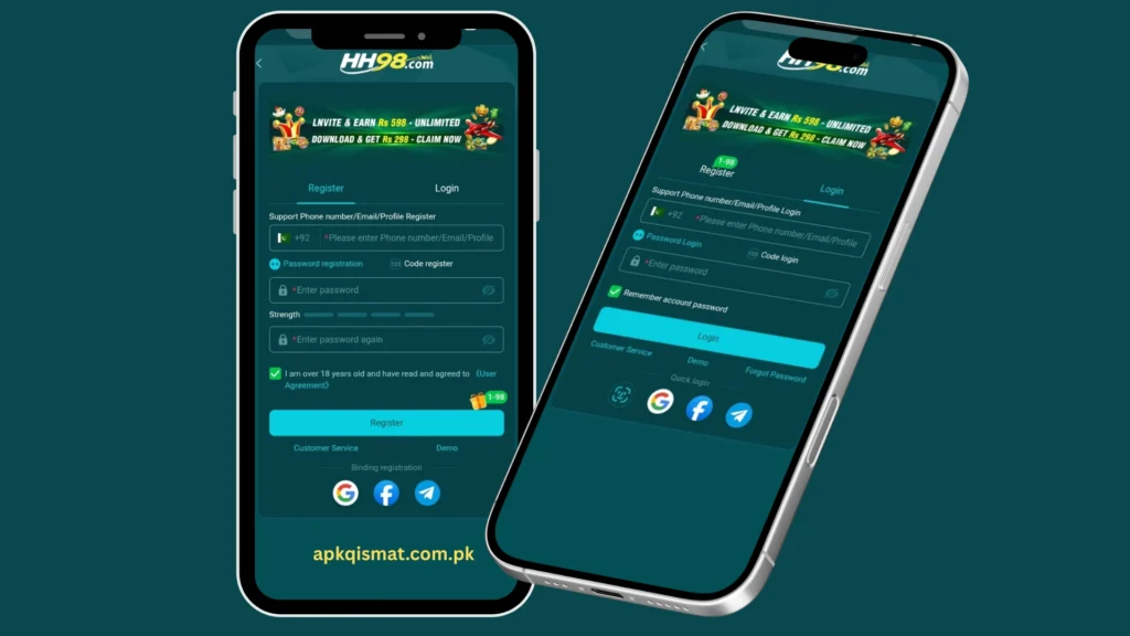 HH98 Game Register.