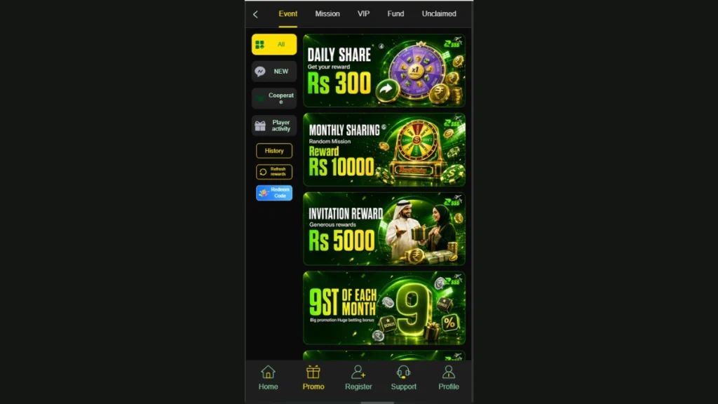 Z555 Game Bonuses.