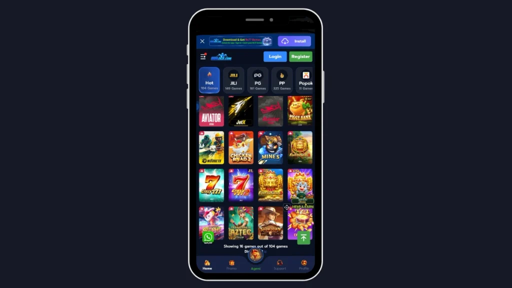888ACE Game Types.